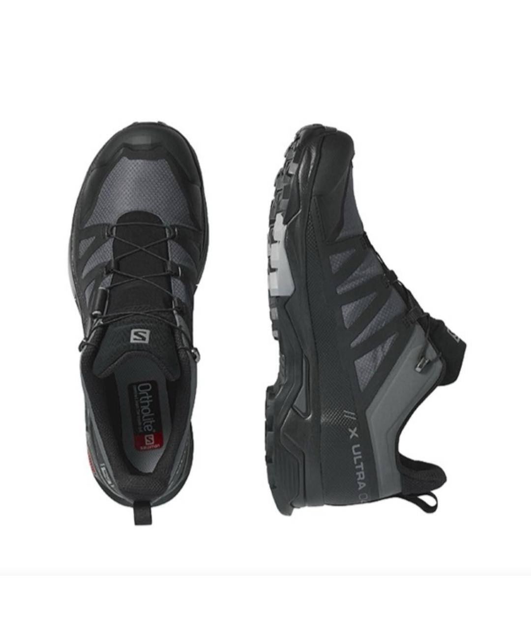 SALOMON Черные низкие кроссовки / кеды, фото 3