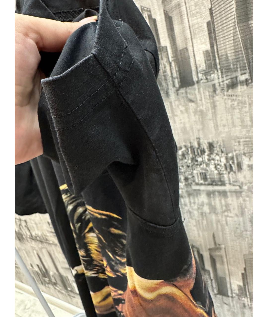GIVENCHY Черная хлопковая футболка, фото 8