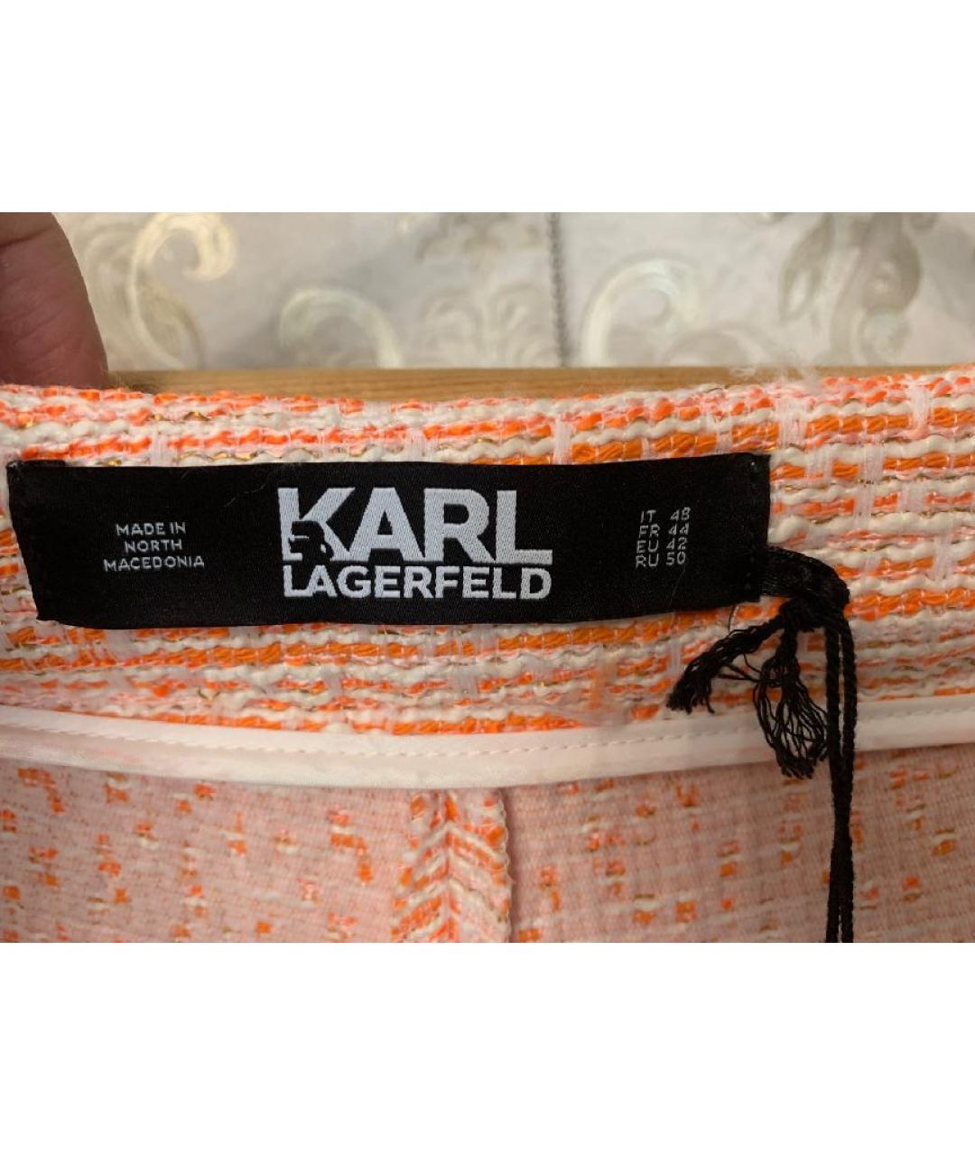 KARL LAGERFELD Оранжевое шорты, фото 5