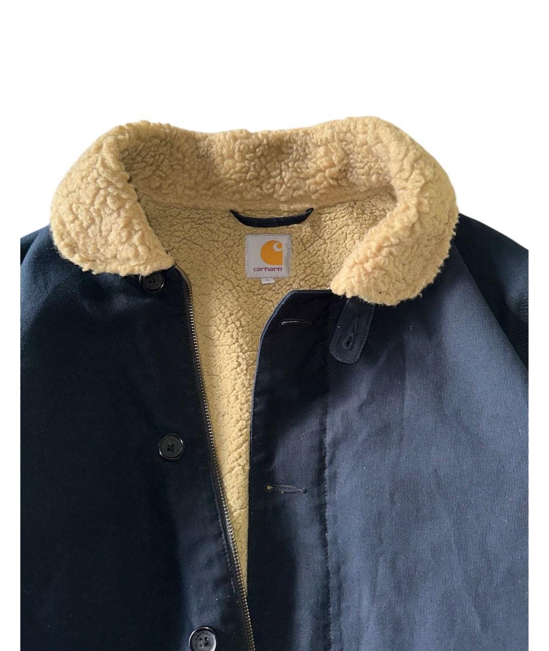 CARHARTT Темно-синяя хлопковая куртка, фото 5