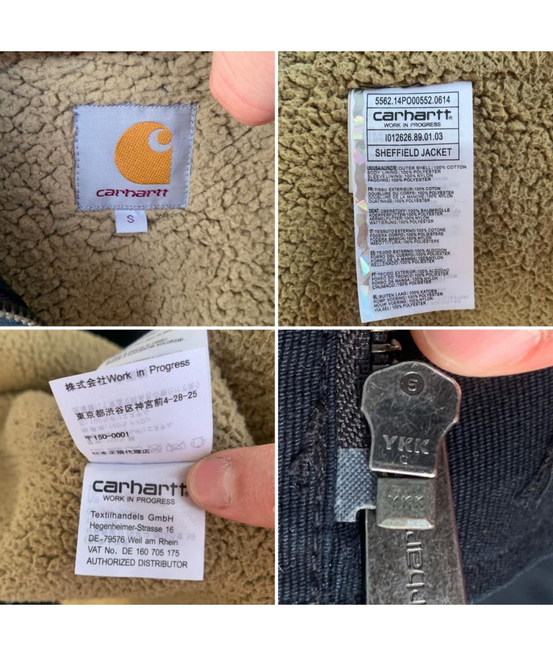 CARHARTT Темно-синяя хлопковая куртка, фото 6
