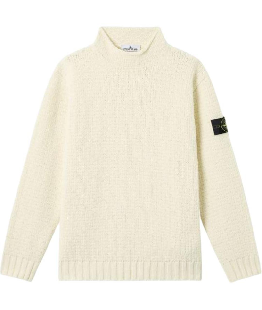 STONE ISLAND Белый джемпер / свитер, фото 1