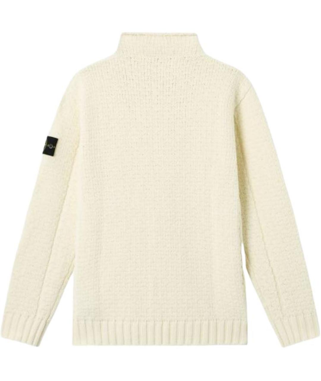 STONE ISLAND Белый джемпер / свитер, фото 2