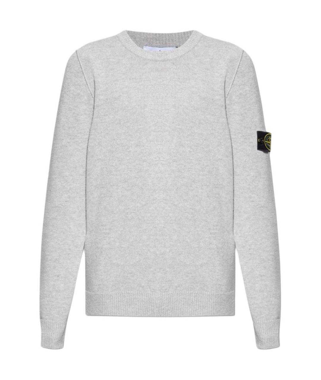 STONE ISLAND Серый джемпер / свитер, фото 1