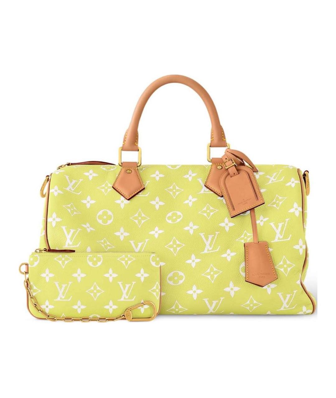 LOUIS VUITTON Желтая сумка на плечо, фото 2