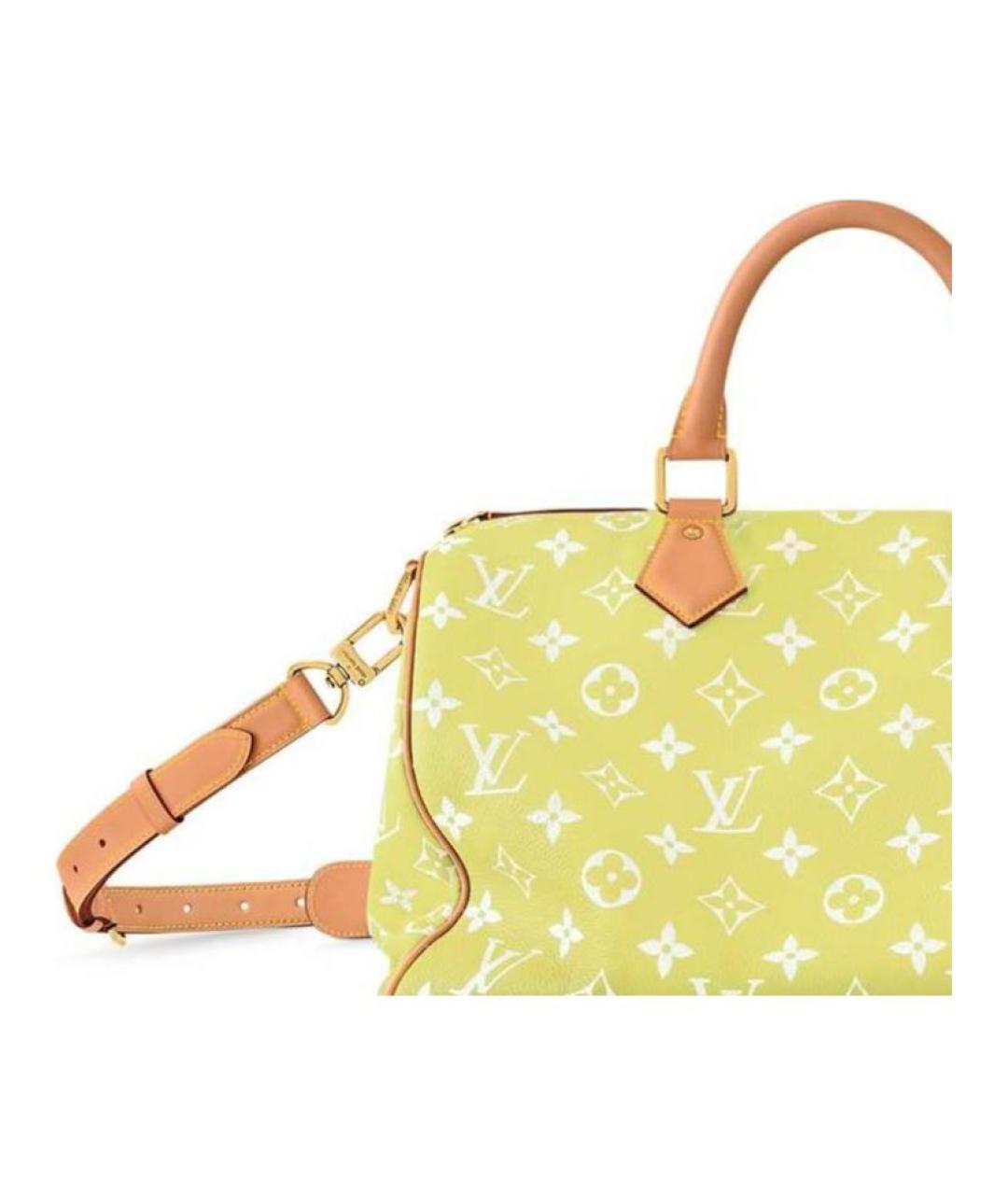 LOUIS VUITTON Желтая сумка на плечо, фото 6