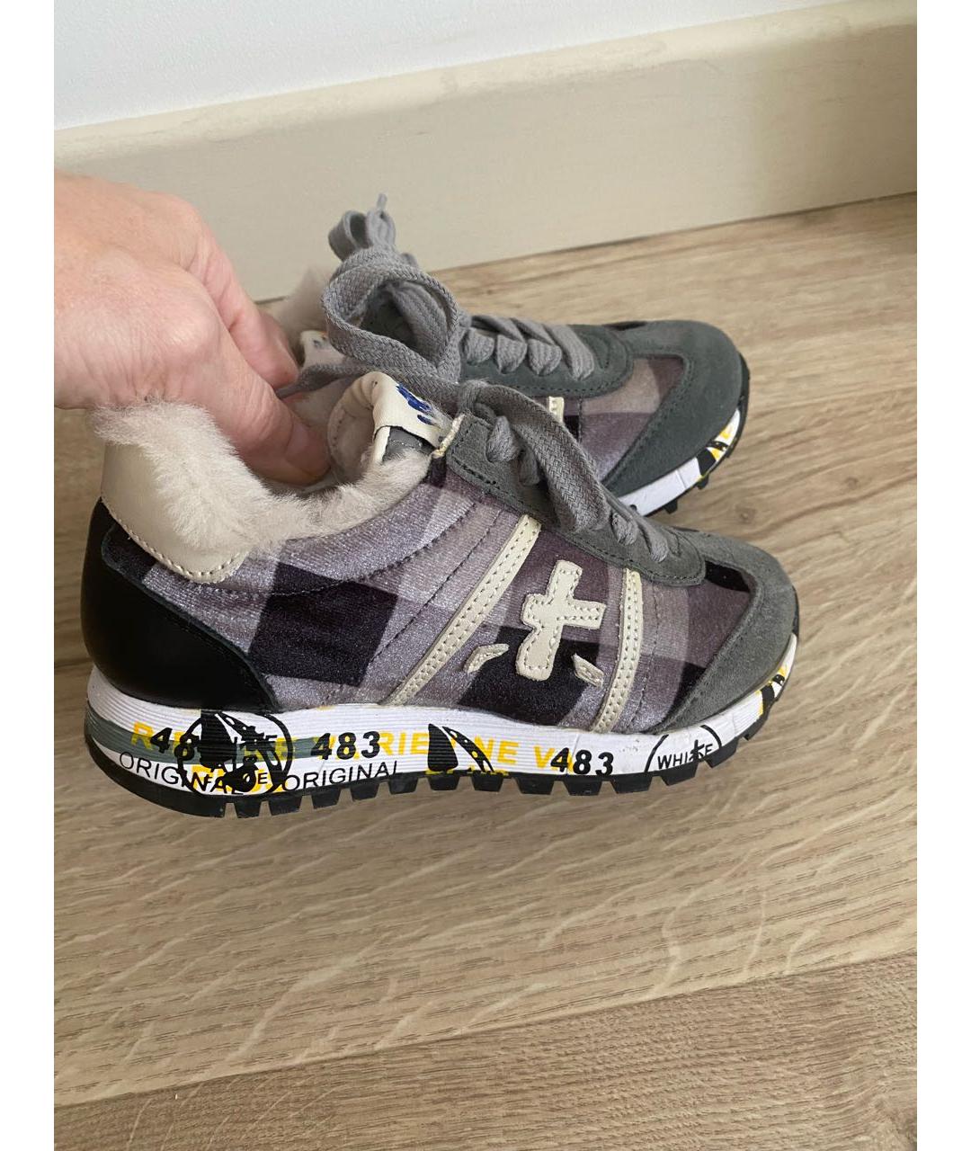 PREMIATA KIDS Серые кеды, фото 5