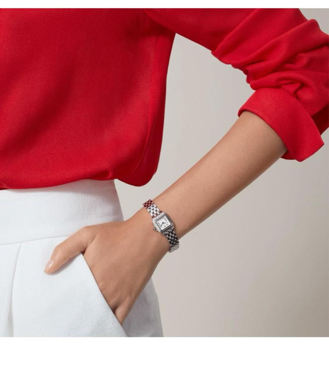 CARTIER Серебряные металлические часы, фото 2