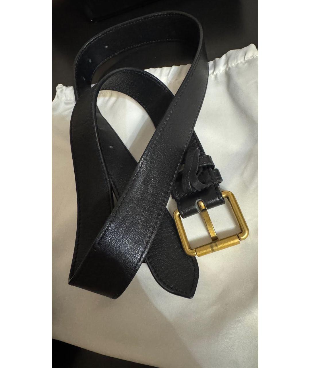 GUCCI Черная кожаная поясная сумка, фото 7