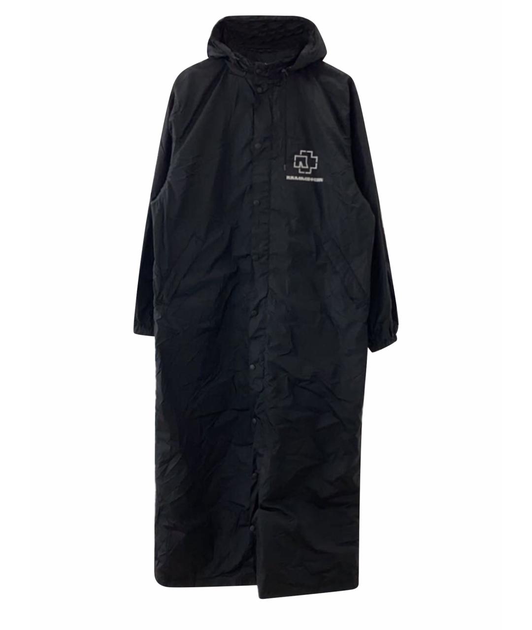 BALENCIAGA Черный полиэстеровый тренч/плащ, фото 1
