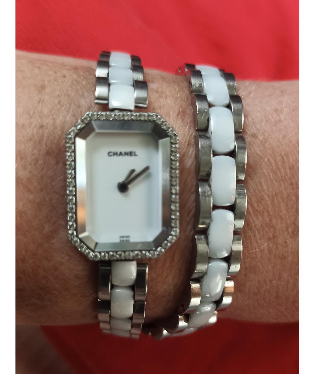 CHANEL Белые часы, фото 4
