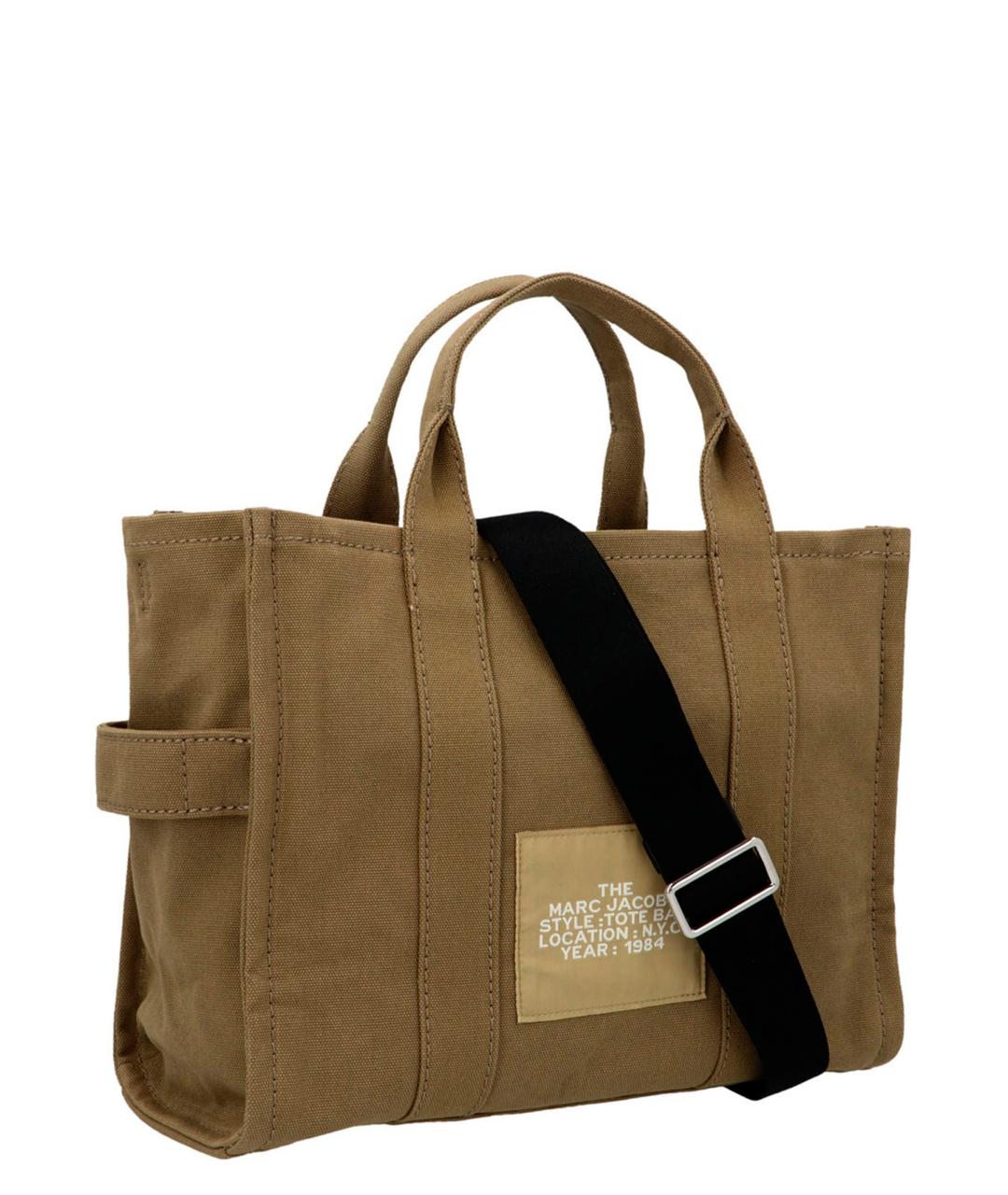 MARC JACOBS Хаки хлопковая сумка тоут, фото 2