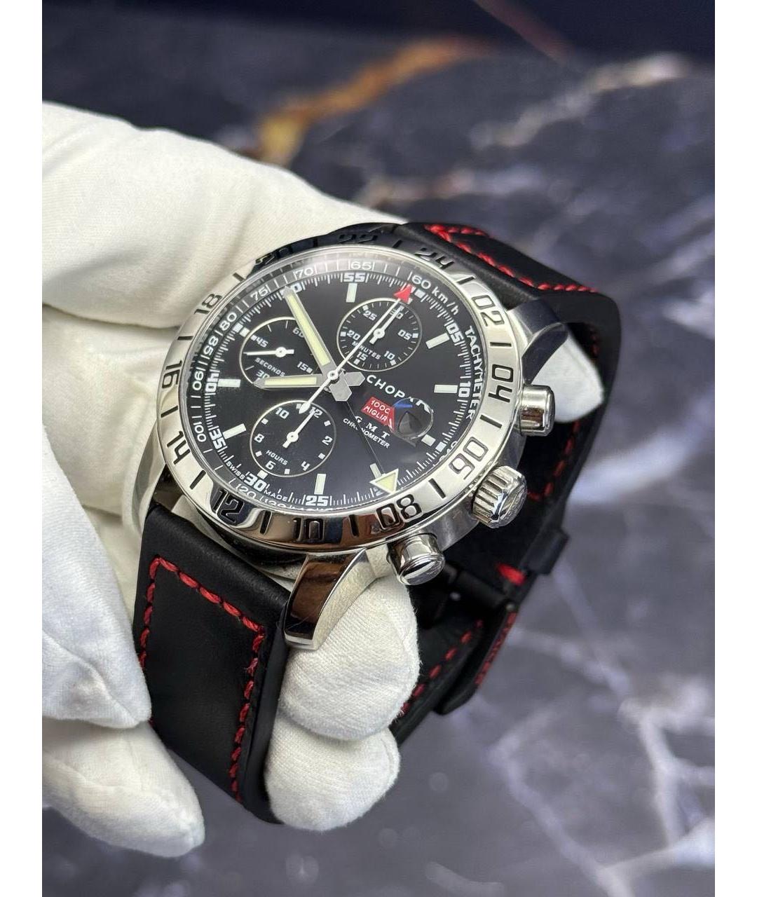 CHOPARD Черные металлические часы, фото 7