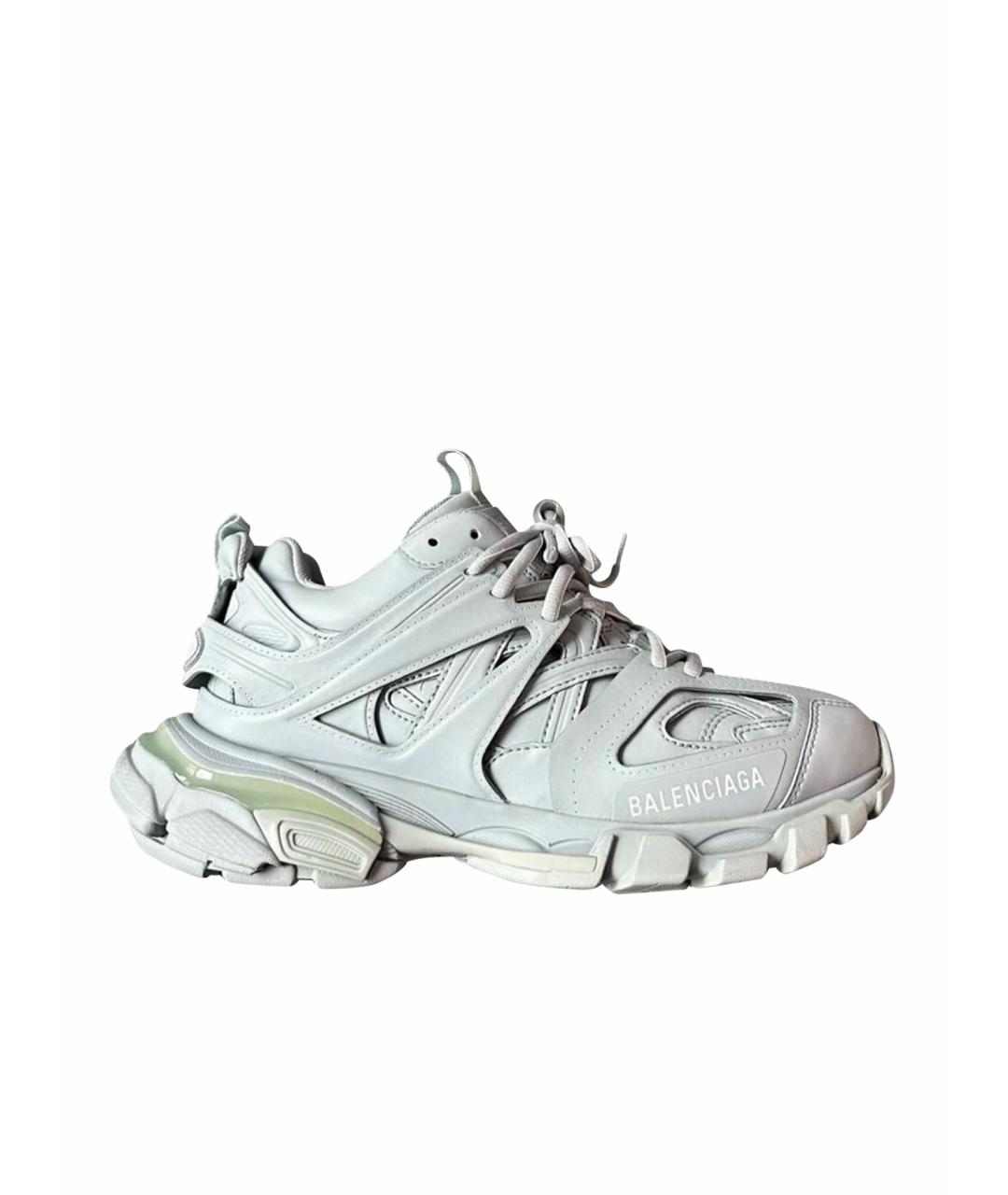 BALENCIAGA Голубые кроссовки, фото 1