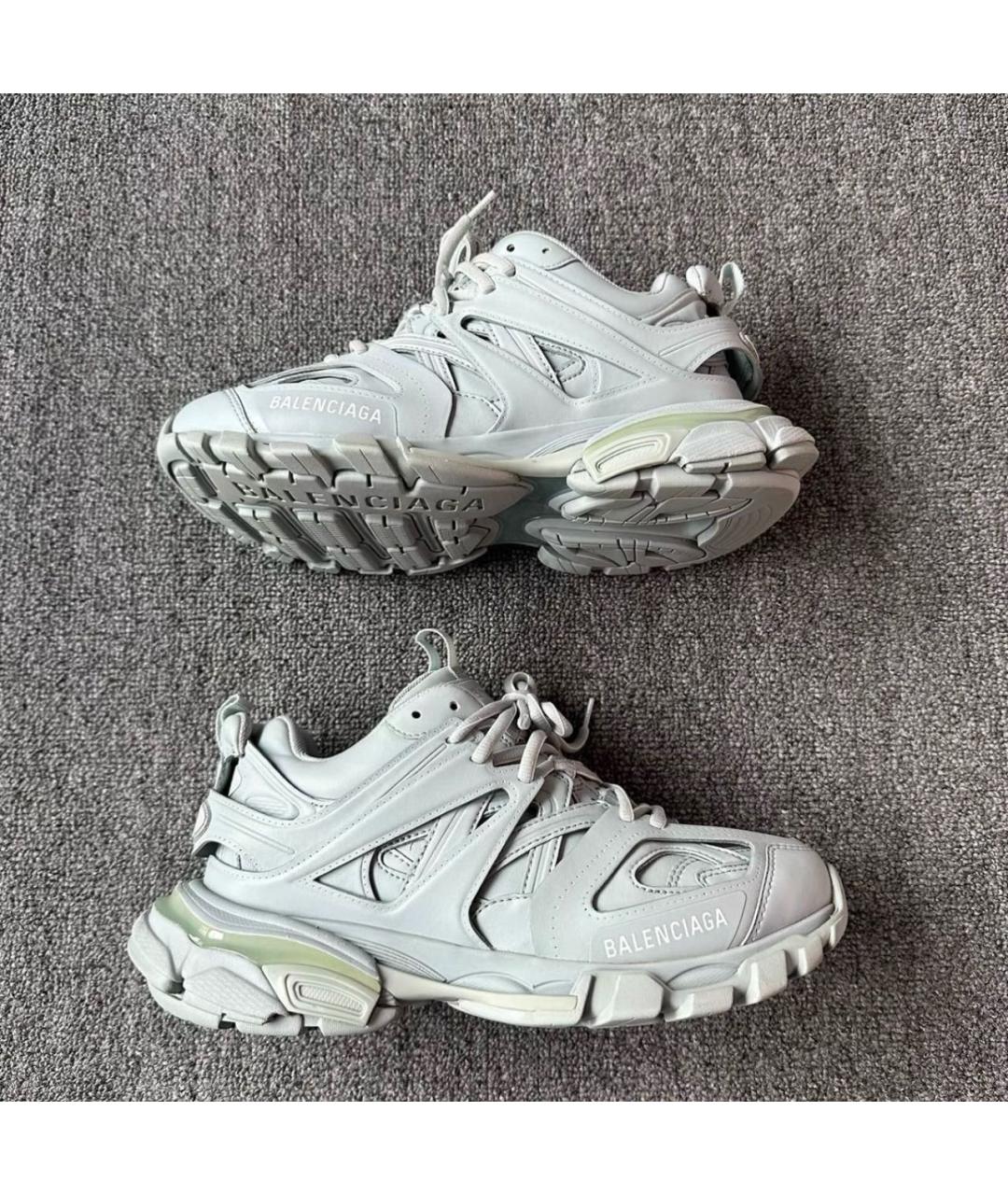 BALENCIAGA Голубые кроссовки, фото 6