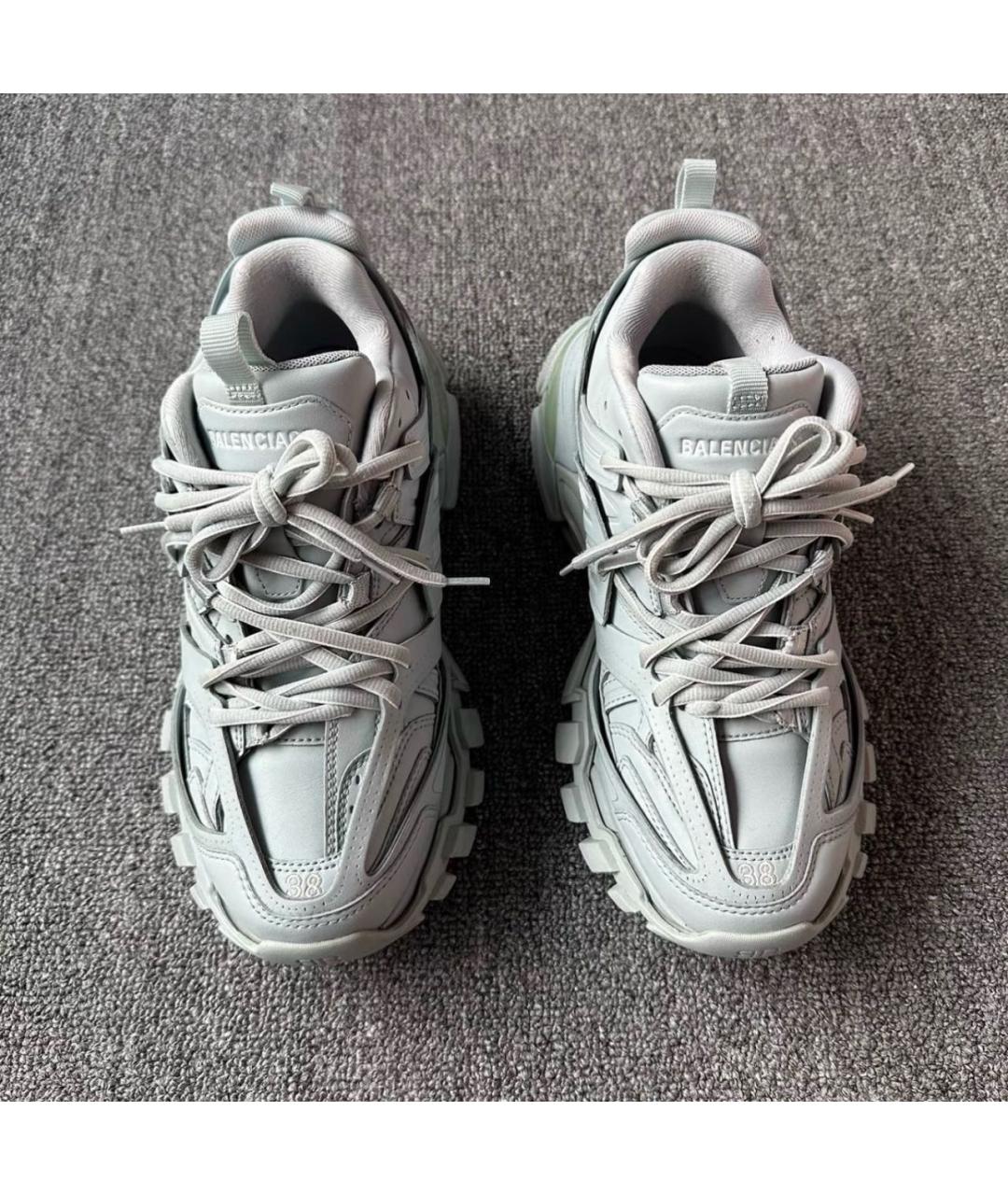 BALENCIAGA Голубые кроссовки, фото 2