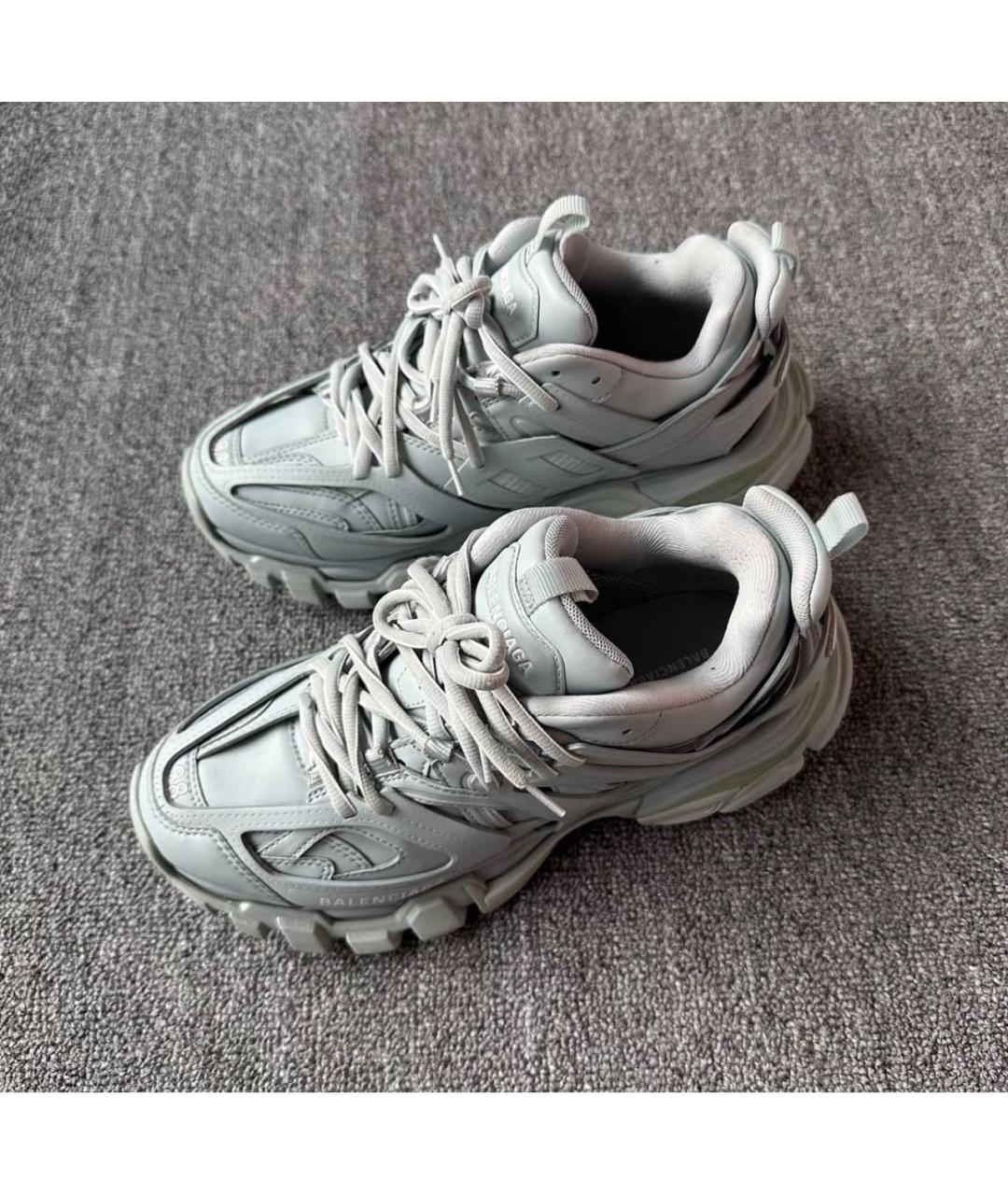 BALENCIAGA Голубые кроссовки, фото 5