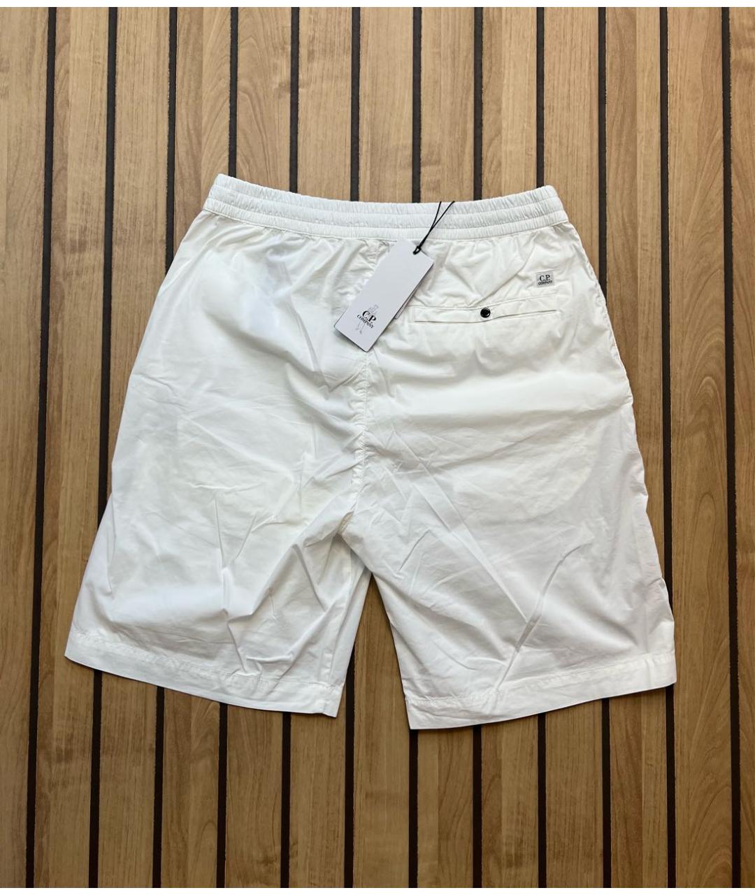 CP COMPANY Бежевые хлопковые шорты, фото 2