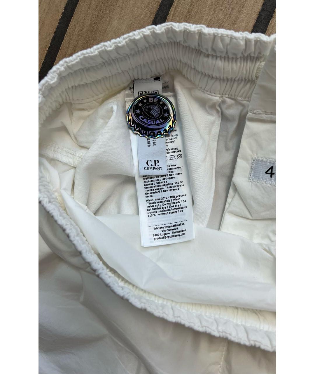 CP COMPANY Бежевые хлопковые шорты, фото 4