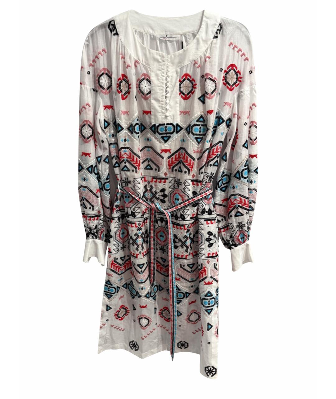 ERMANNO SCERVINO Мульти хлопковое повседневное платье, фото 1