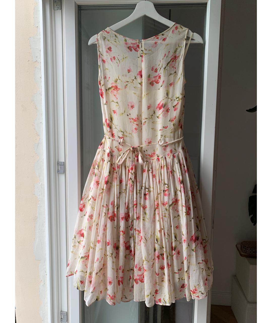 RED VALENTINO Мульти шелковый сарафан, фото 6