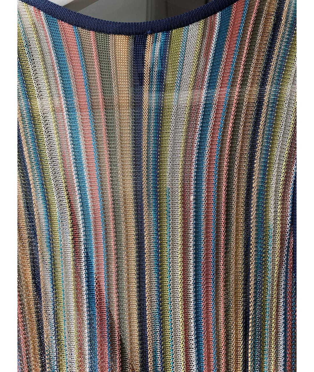 M MISSONI Мульти вискозное коктейльное платье, фото 8