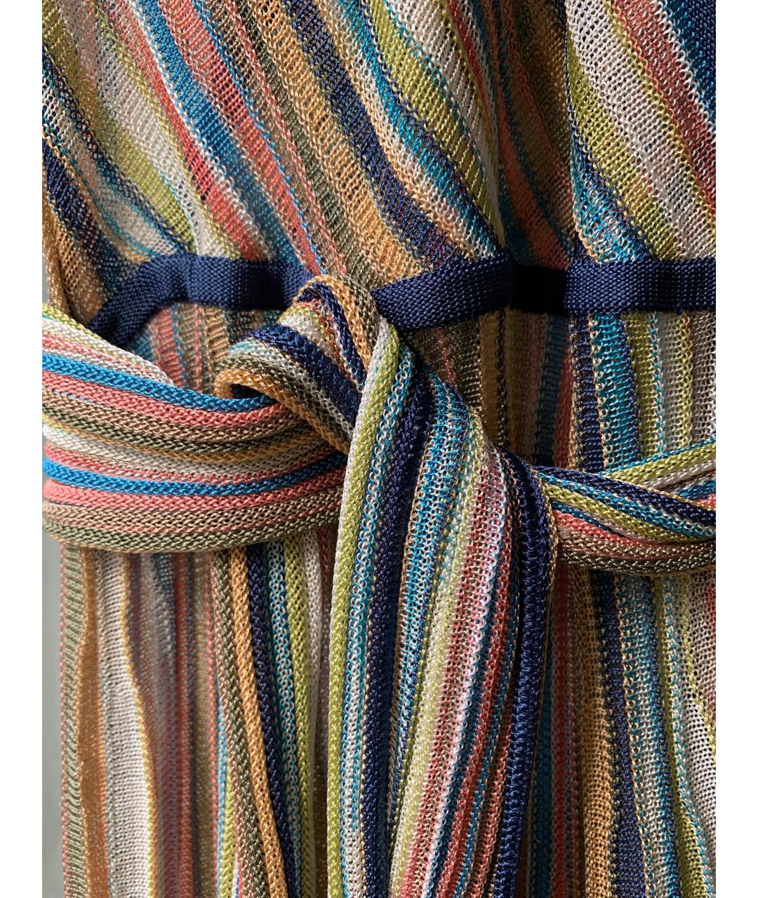 M MISSONI Мульти вискозное коктейльное платье, фото 4