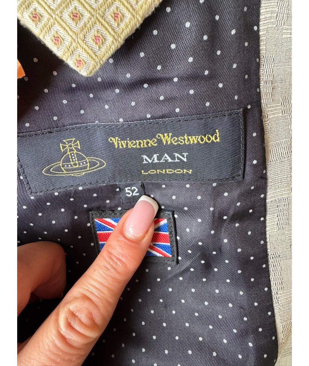 VIVIENNE WESTWOOD Серый пиджак, фото 4