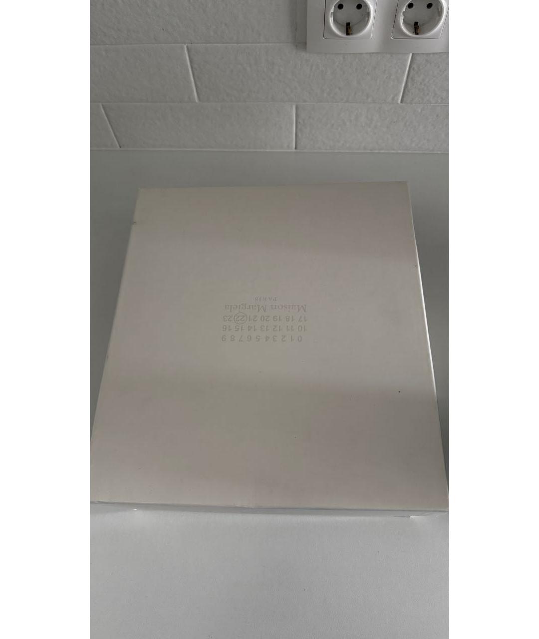 MAISON MARGIELA Черные кожаные ботильоны, фото 7