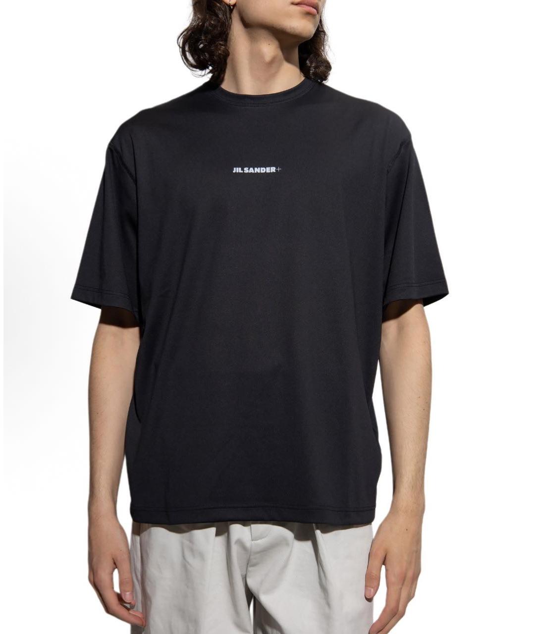 JIL SANDER Черная футболка, фото 2
