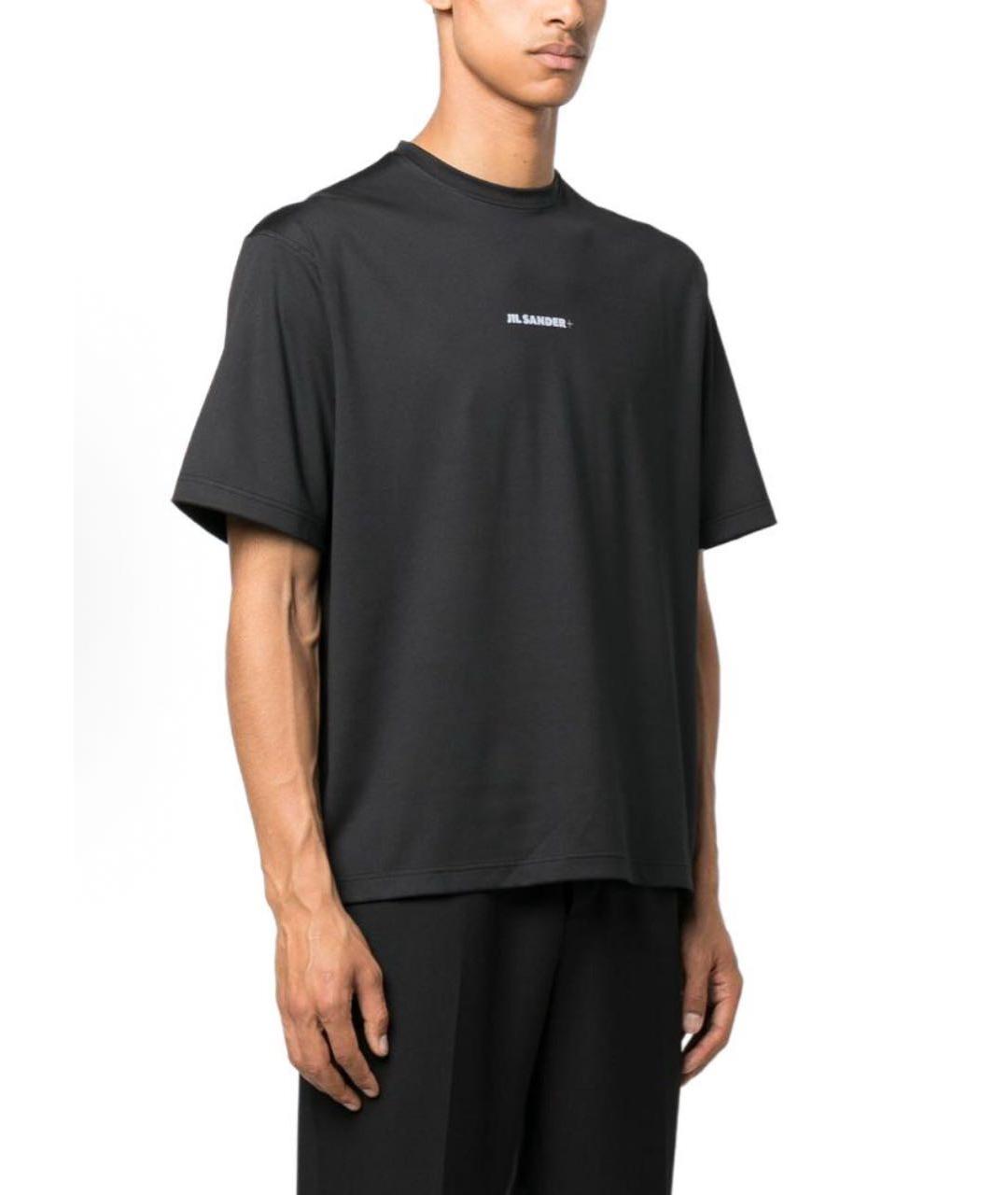 JIL SANDER Черная футболка, фото 4