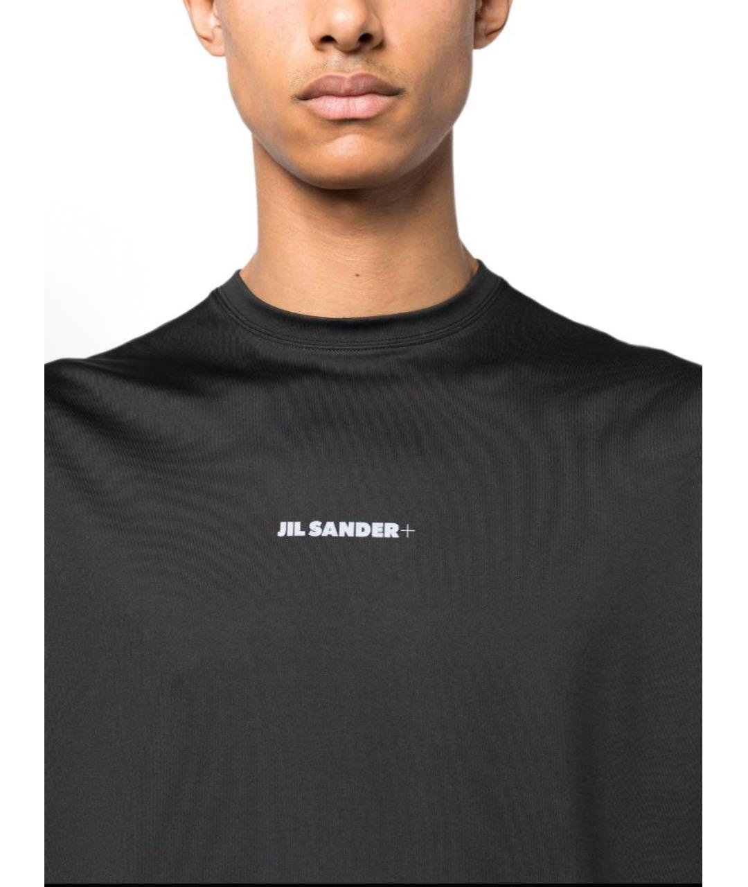 JIL SANDER Черная футболка, фото 3