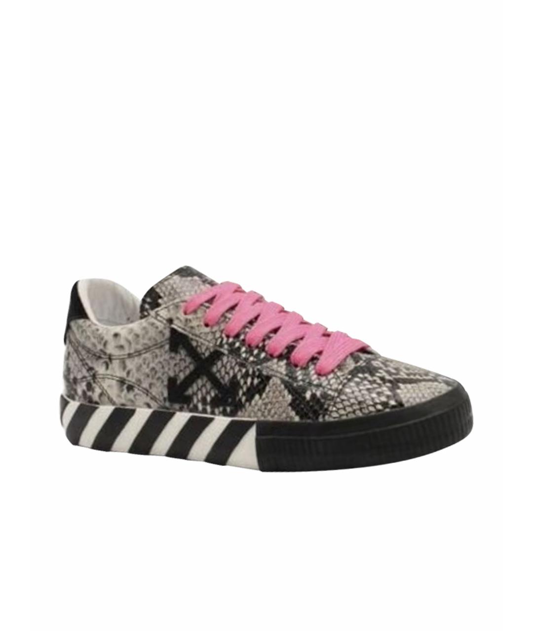 OFF-WHITE Кожаные кеды, фото 1