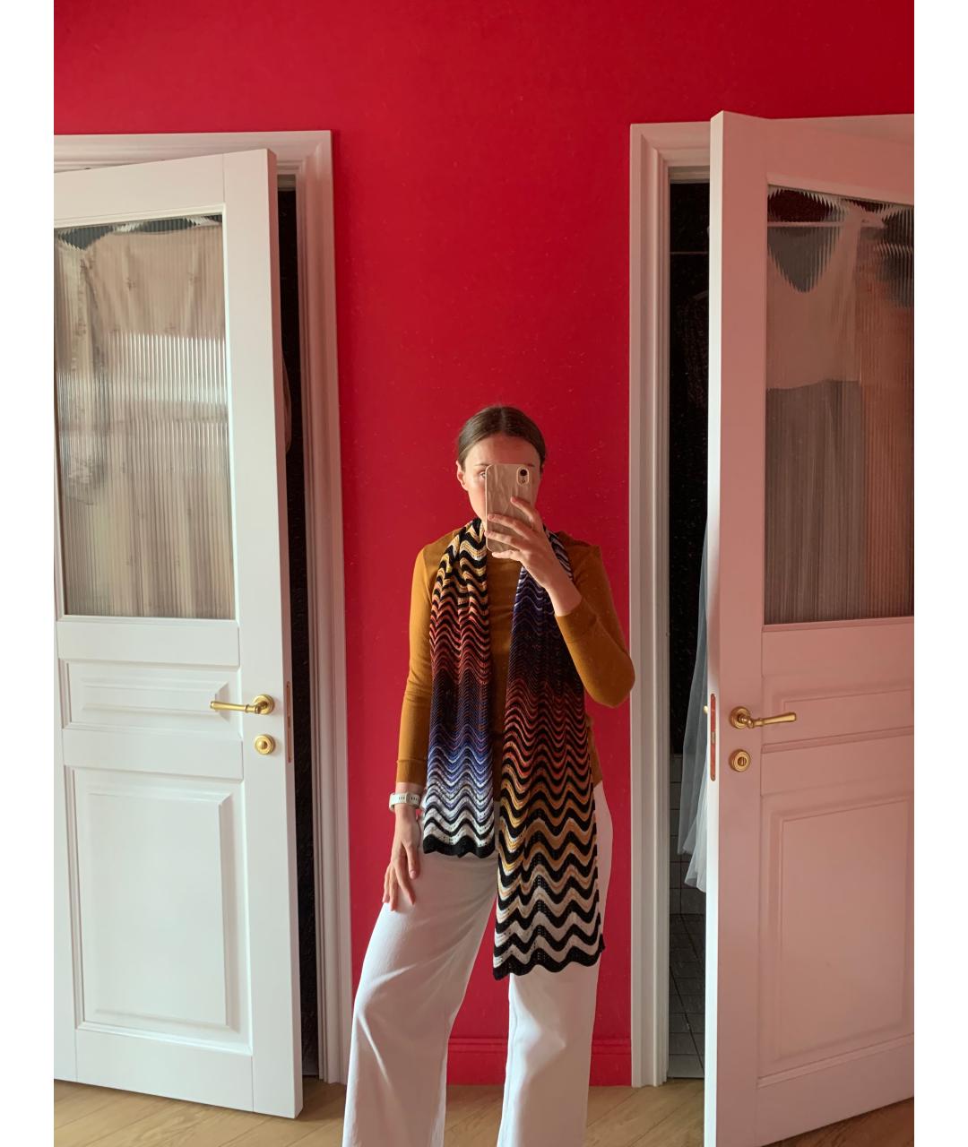 MISSONI Мульти хлопковый шарф, фото 8