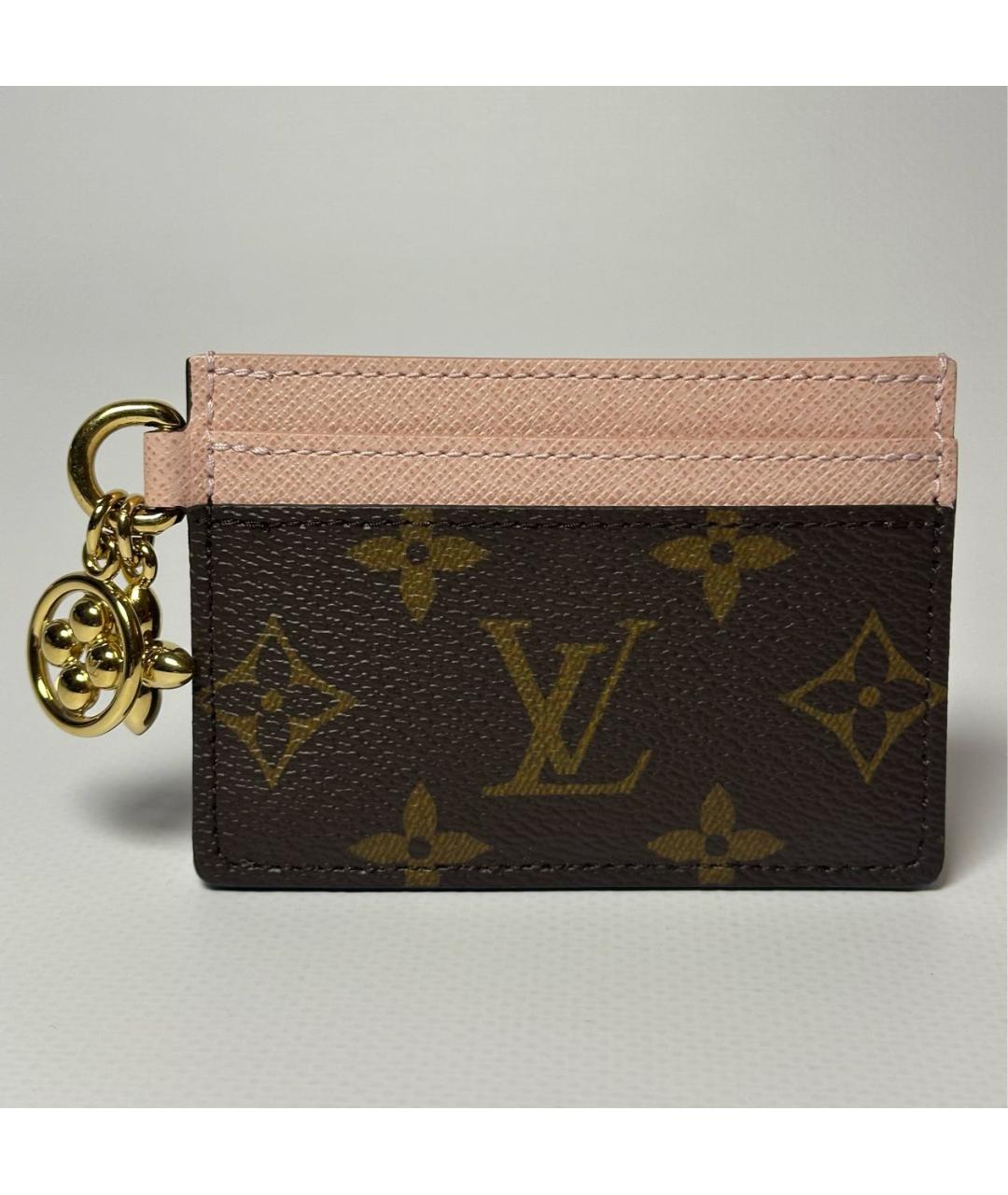 LOUIS VUITTON Коричневый кардхолдер, фото 8