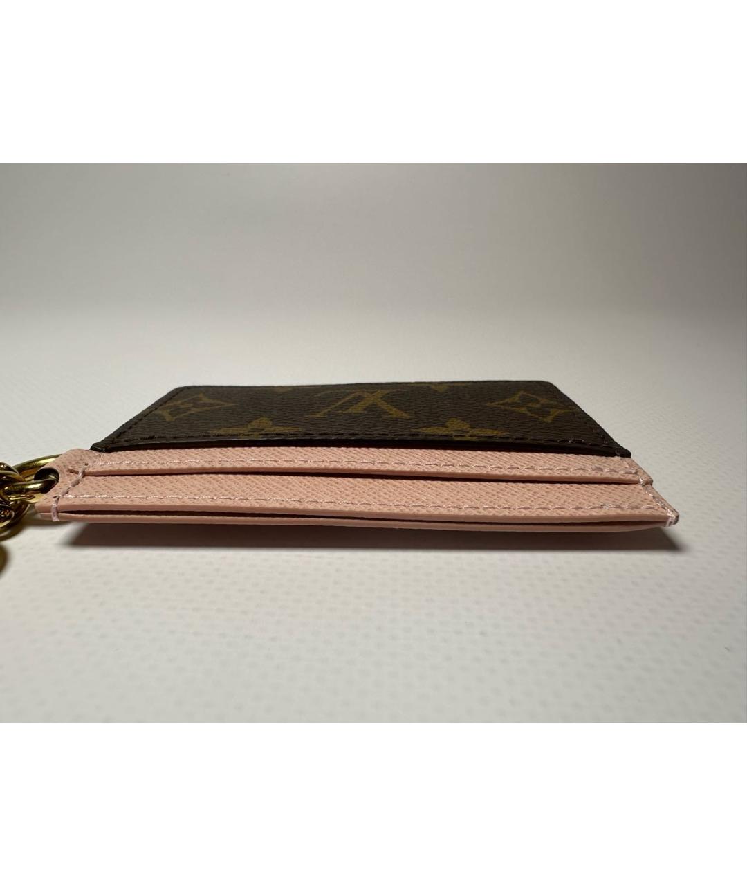LOUIS VUITTON Коричневый кардхолдер, фото 6