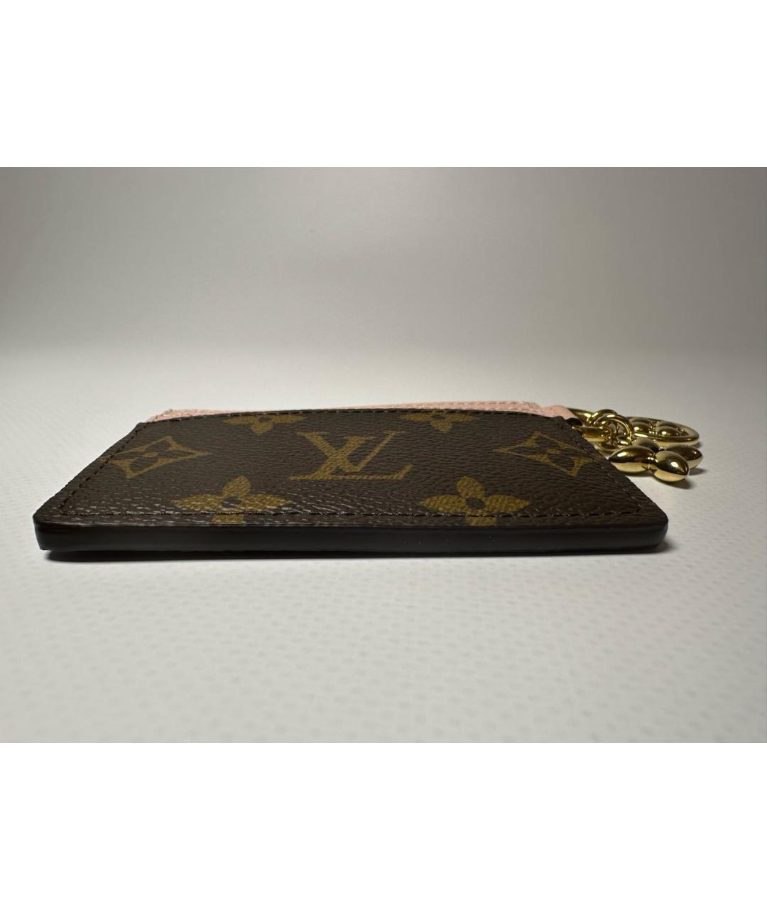 LOUIS VUITTON Коричневый кардхолдер, фото 7