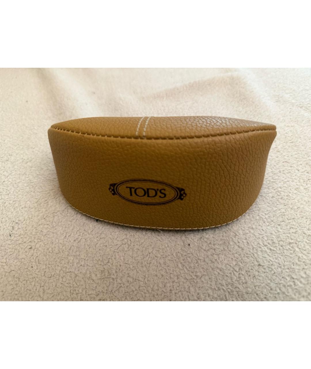 TOD'S Черные пластиковые солнцезащитные очки, фото 3
