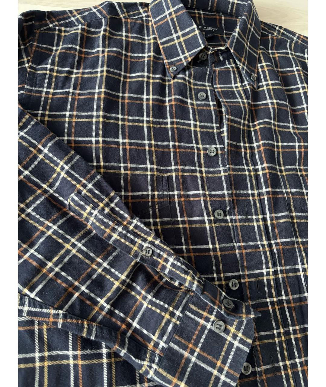 BURBERRY Хлопковая кэжуал рубашка, фото 4