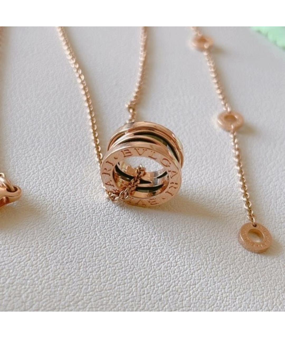 BVLGARI Розовое колье из розового золота, фото 6
