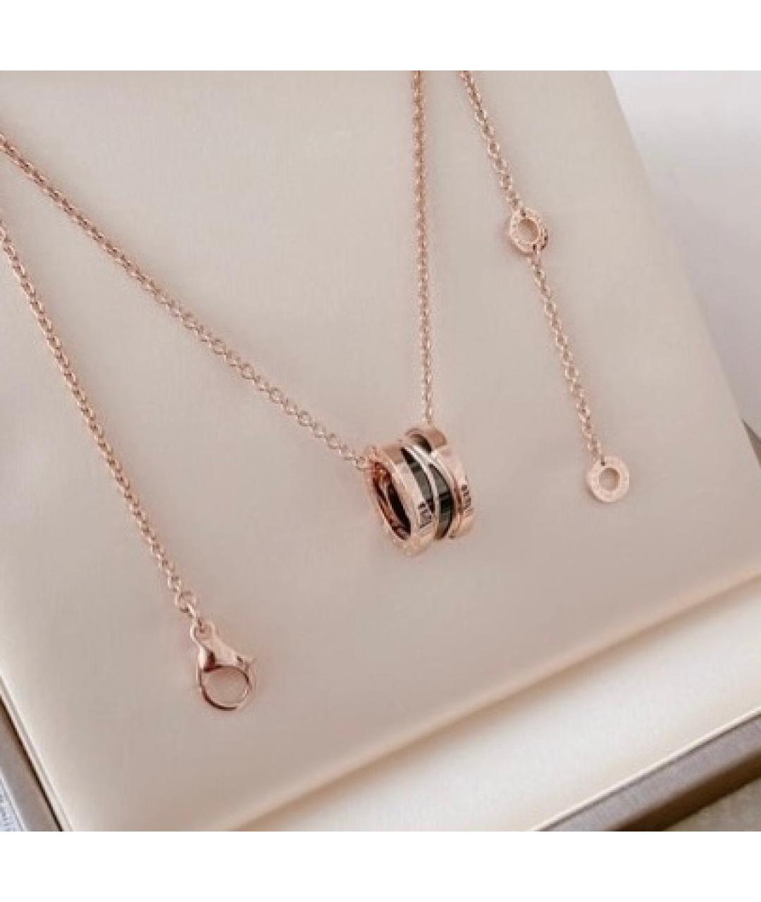 BVLGARI Розовое колье из розового золота, фото 3