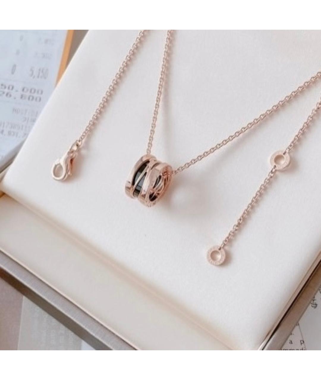 BVLGARI Розовое колье из розового золота, фото 4