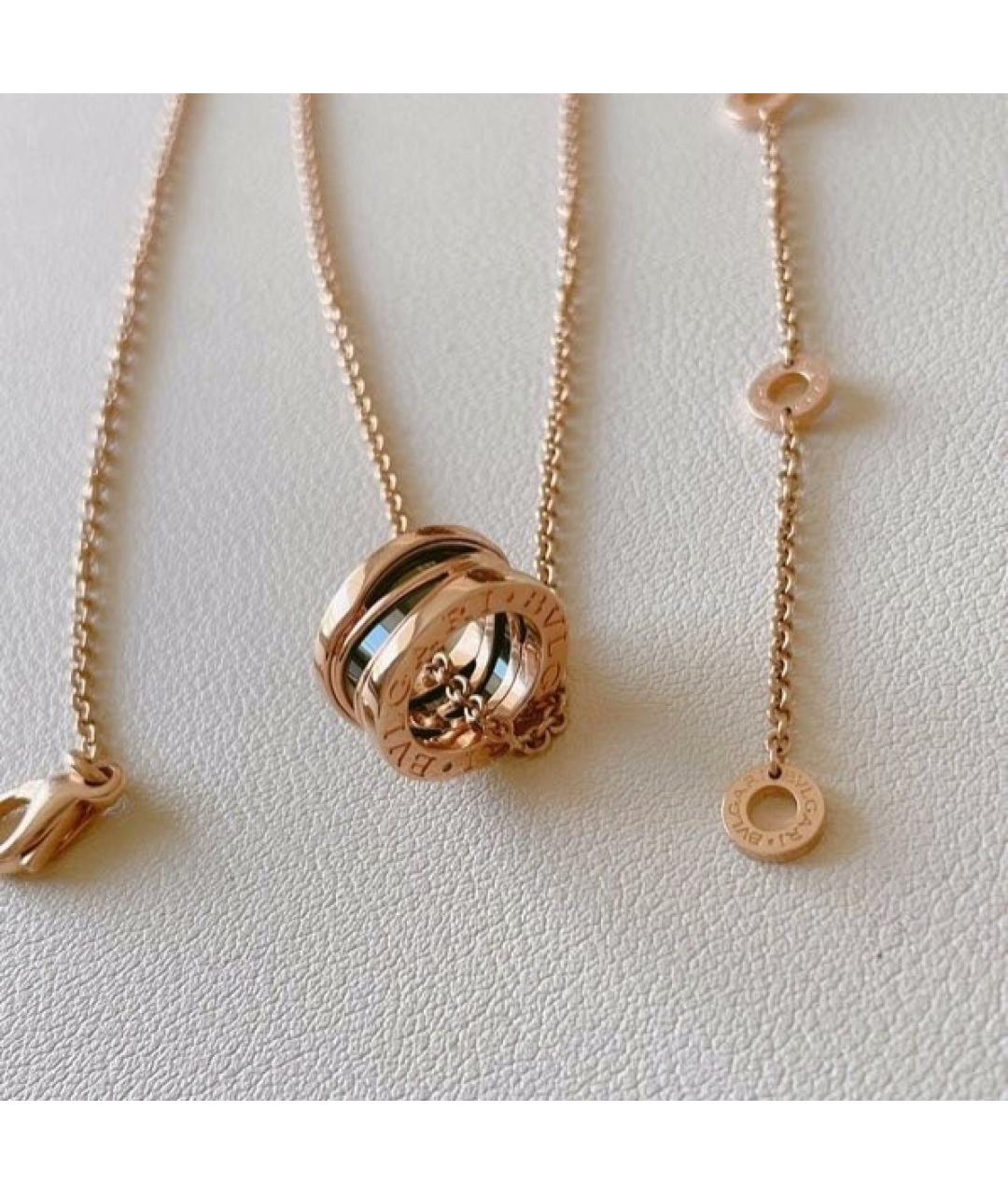 BVLGARI Розовое колье из розового золота, фото 7
