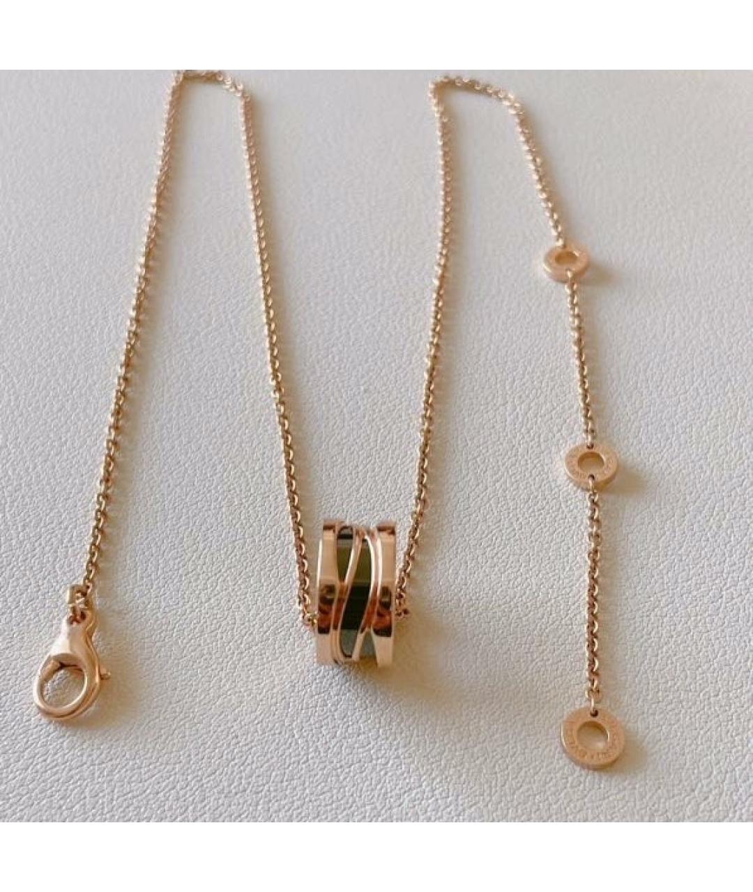 BVLGARI Розовое колье из розового золота, фото 5
