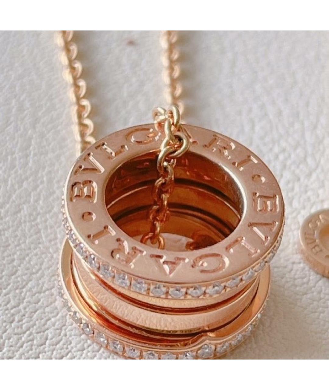BVLGARI Розовое колье из розового золота, фото 6
