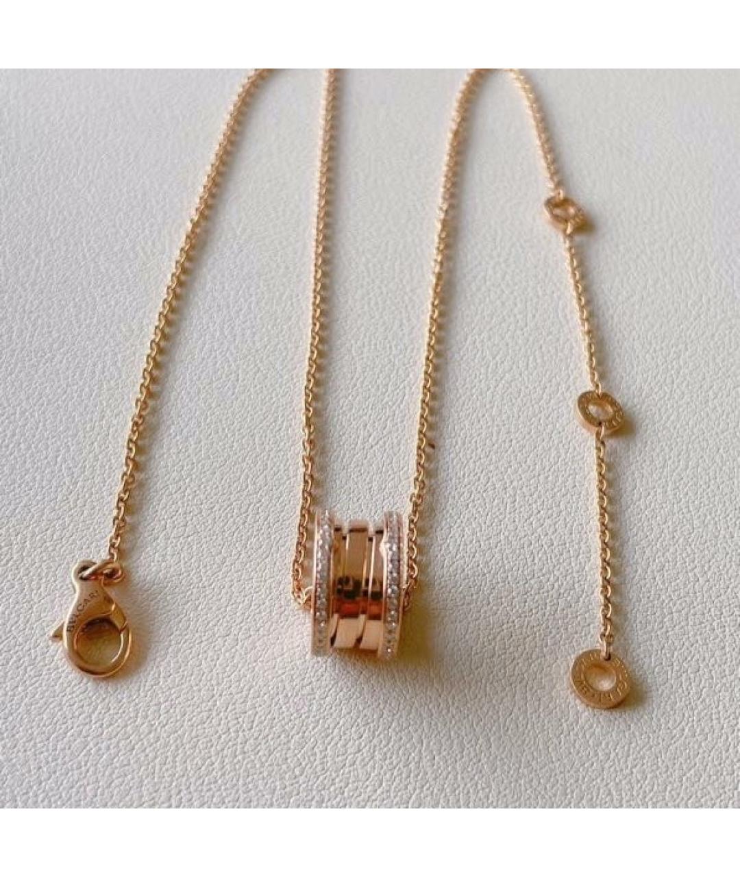 BVLGARI Розовое колье из розового золота, фото 2