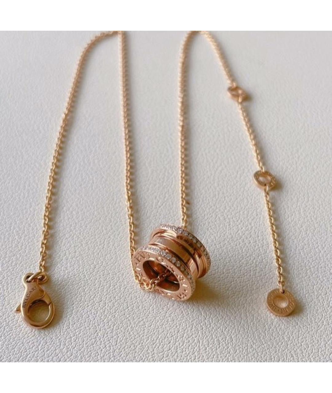 BVLGARI Розовое колье из розового золота, фото 4