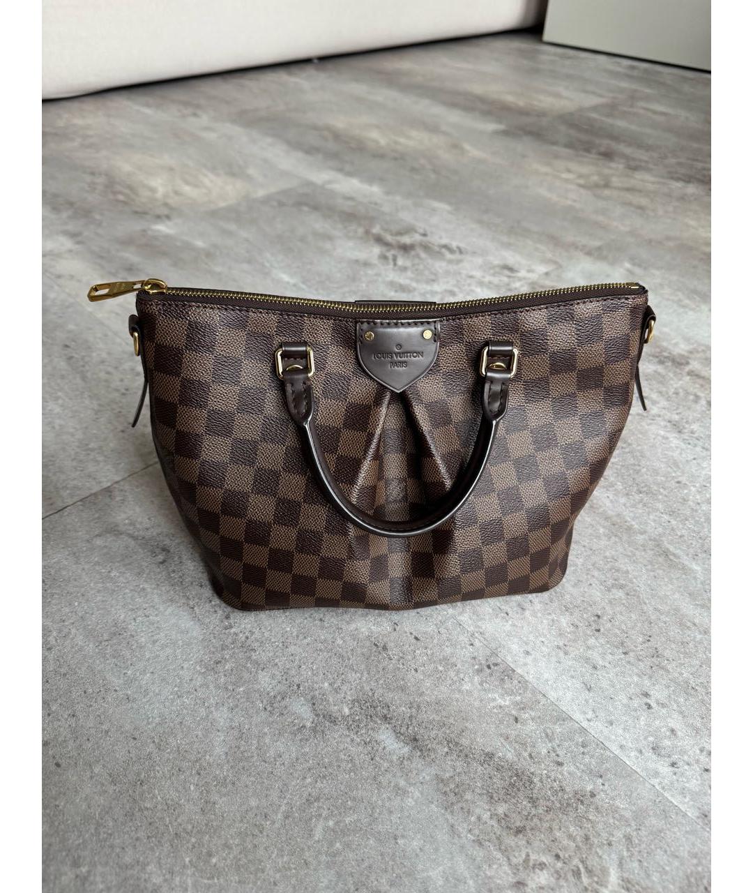 LOUIS VUITTON Коричневая сумка с короткими ручками, фото 8