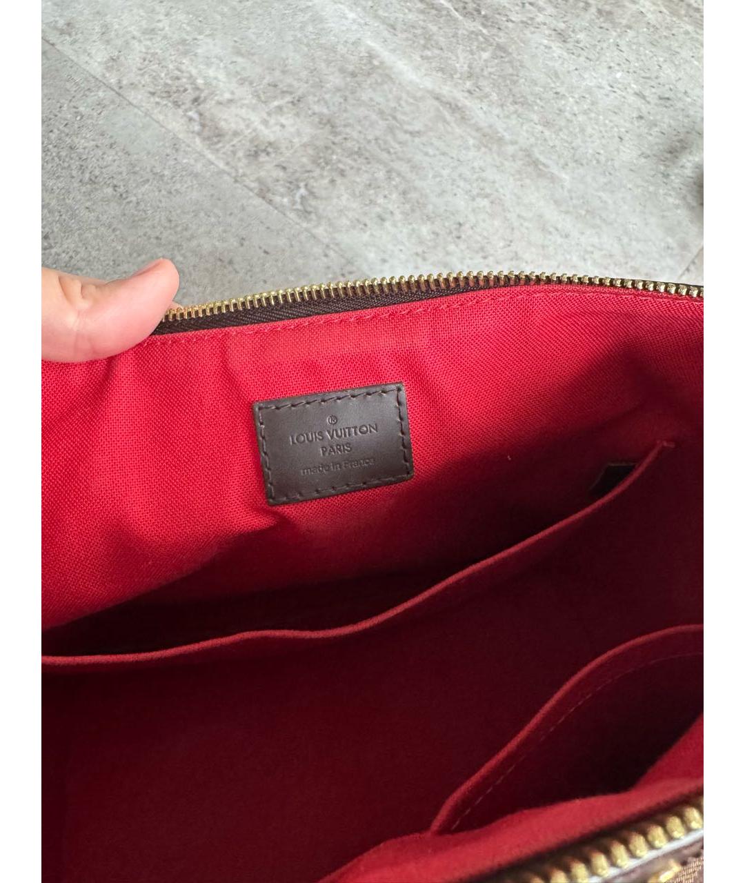 LOUIS VUITTON Коричневая сумка с короткими ручками, фото 6