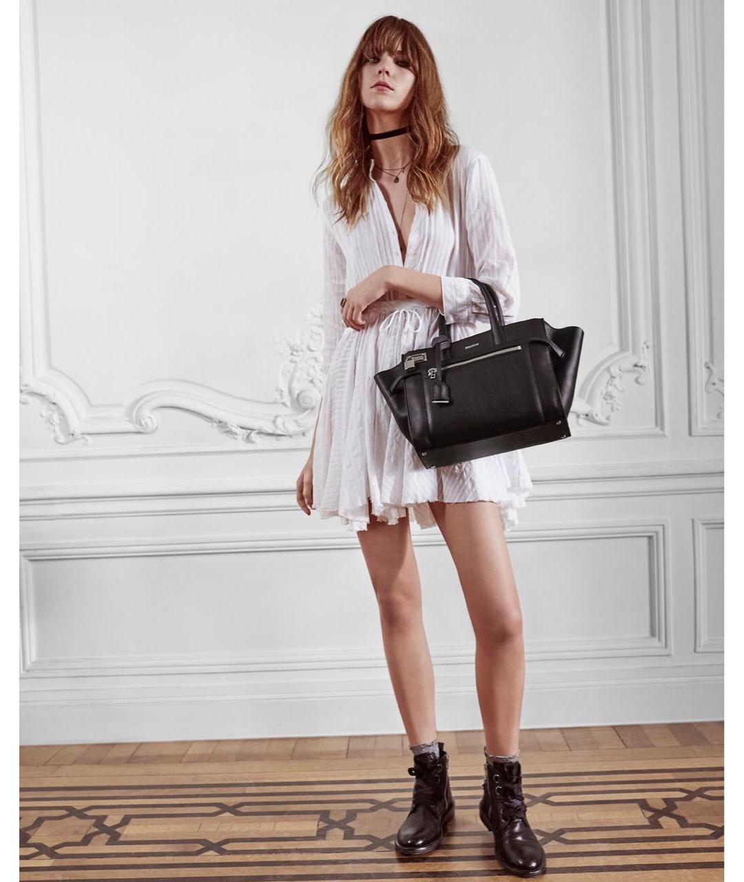 ZADIG & VOLTAIRE Белое хлопковое повседневное платье, фото 8